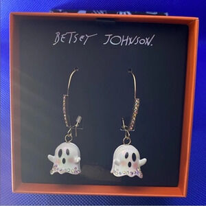 Betsey Johnson Ghost Halloween Drop Earrings 👻​​​​
